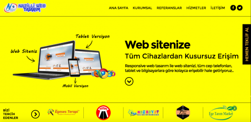 Nazilli web tasarım bizi taklit etti :)