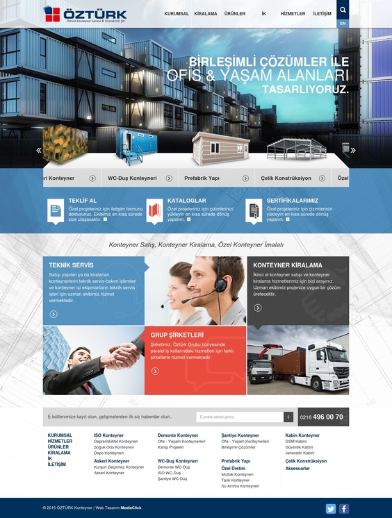 Kaybims, Öztürk Container web sitesini taklit etti :)