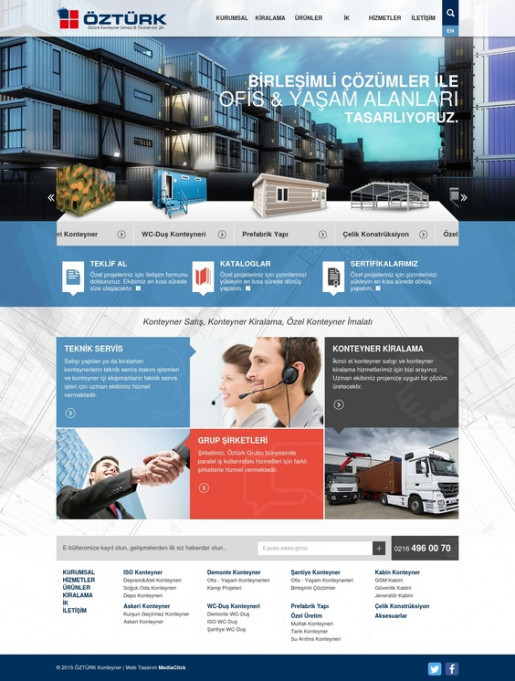 Kaybims, Öztürk Container web sitesini taklit etti :)