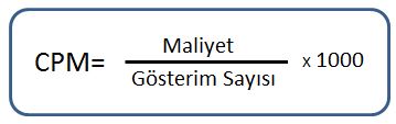 cpm hesaplama