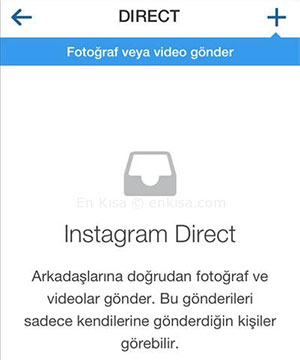 İnstagram direct Gif desteği ile heycanlanmaya başladı...