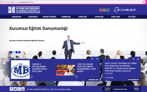 Kulvar Denetim , Ağ Denetim web sitesini taklit etti :)