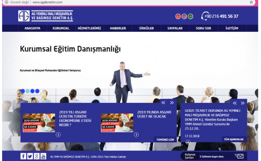 CK Denetim , AG Denetim web sitesini taklit etti :)