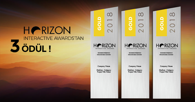 Horizon Interactive Awards’dan MediaClick’e 3 Ödül!