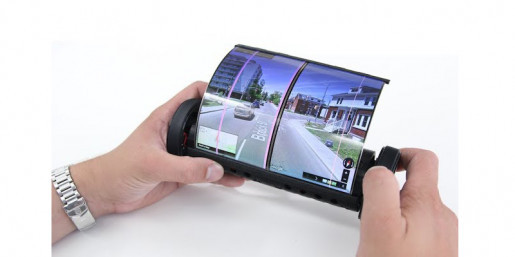 Katlanabilir Ekranlı Rulo Tablet 'MagicScroll'