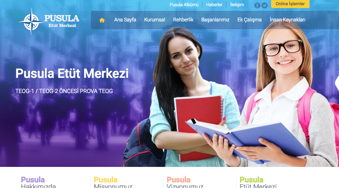 Pusula Etüt Merkezi, www.iecturkey.net web sitesini taklit etti :)
